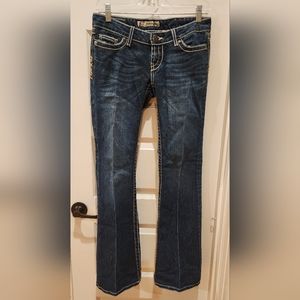 Women's BKE Sabrina straight/slight flare jeans. Size 2 (26R).